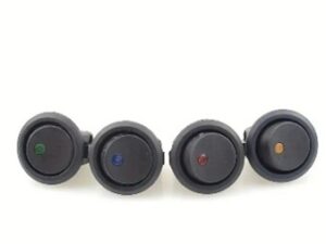Campervan – Motorhome – Boat Multicoloured mini 12V Switches