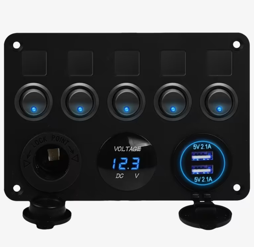 Campervan 12v LED Light Switch